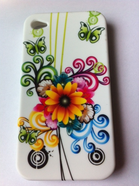 Apple Iphone 4 rubberen case kleurig